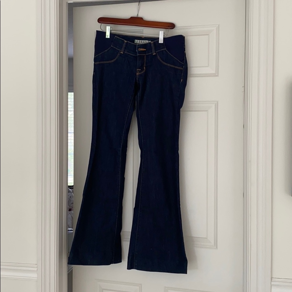J brand maternity flare denim